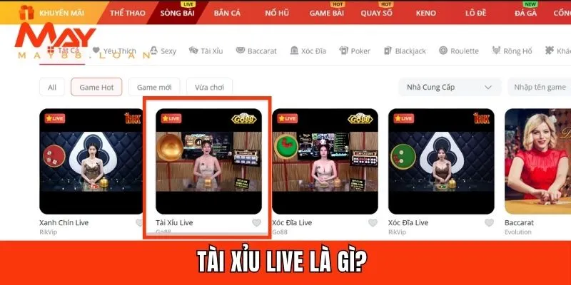 Tài xỉu live là bộ môn giải trí như thế nào?